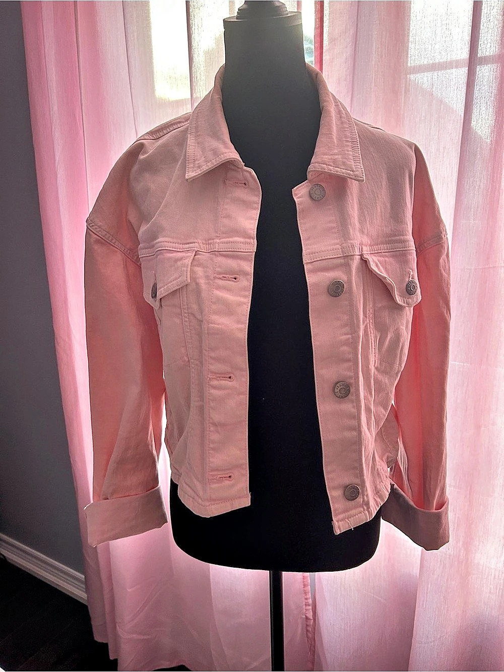Cropped Jean Jacket - Picture 1 of 6